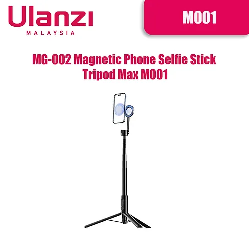 Ulanzi MG-002 Magnetic Phone Selfie Stick Tripod Max M001